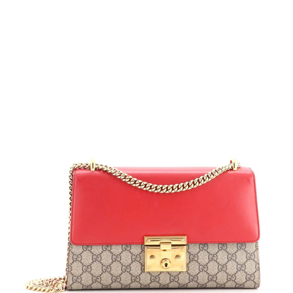 Gucci Padlock Shoulder Bag Gg Coated #323080G13B